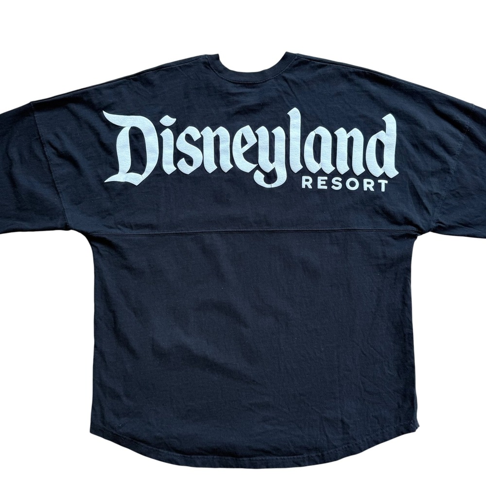 Disney Spirit Jersey Disneyland Resort Black Long Sleeve Shirt Mens XL Est 1955